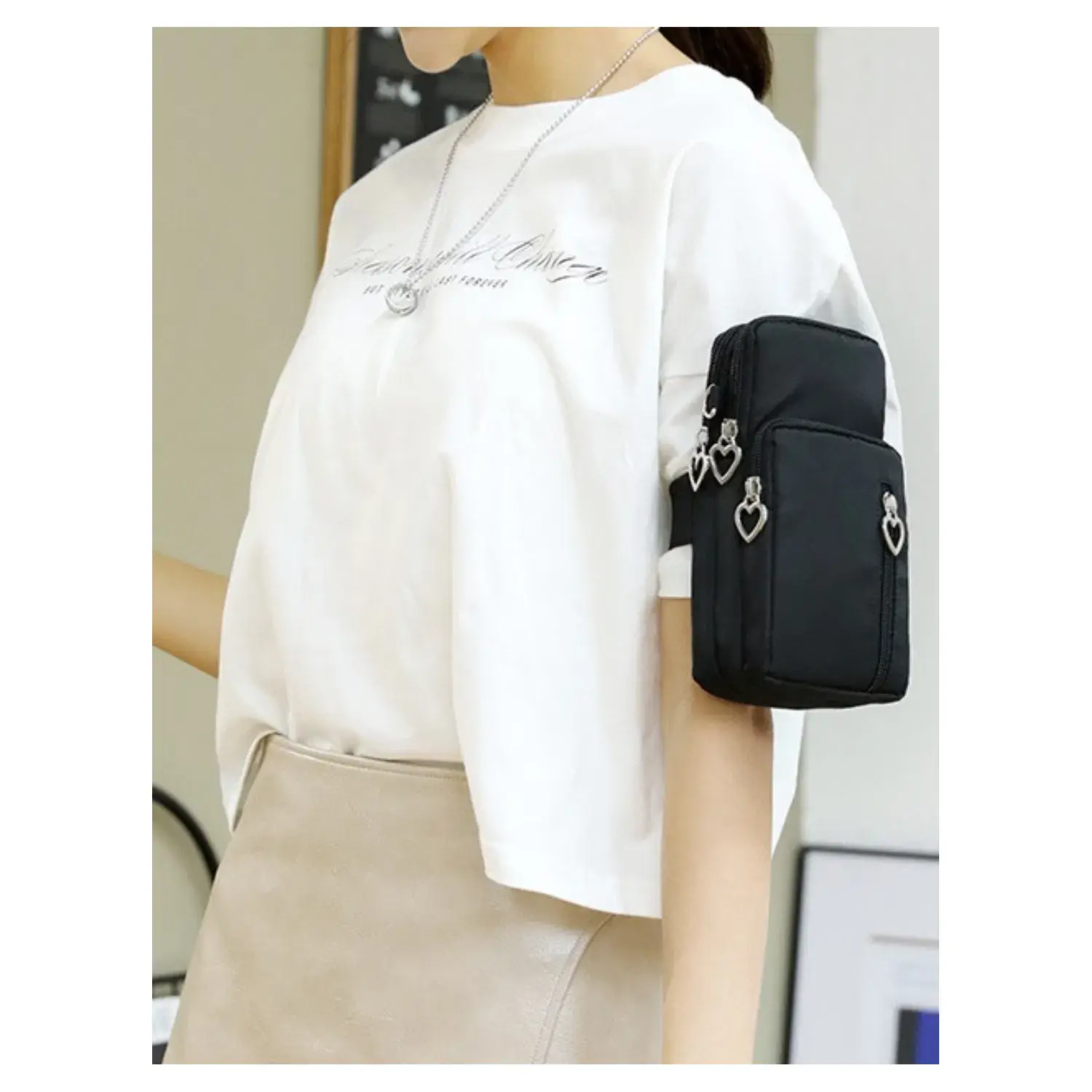 Superbia - Wholesale Crossbody Bag - Women's - Superbia 3 Zipper Splash Proof  Essential Bag Mobile Bag8