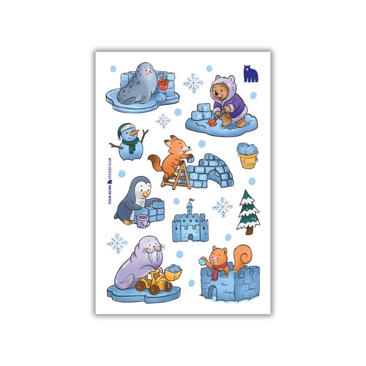 Ingénieurs Igloo pour la vente par Four Bears Sticker Club