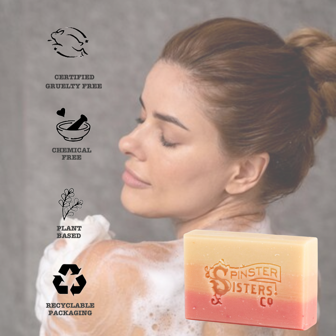 Spinster Sisters Co. / Old Salt Grooming Supply - Vendita all'ingrosso Saponette - Sapone in Barretta Naked: Idratazione Naturale al Burro di Karité17