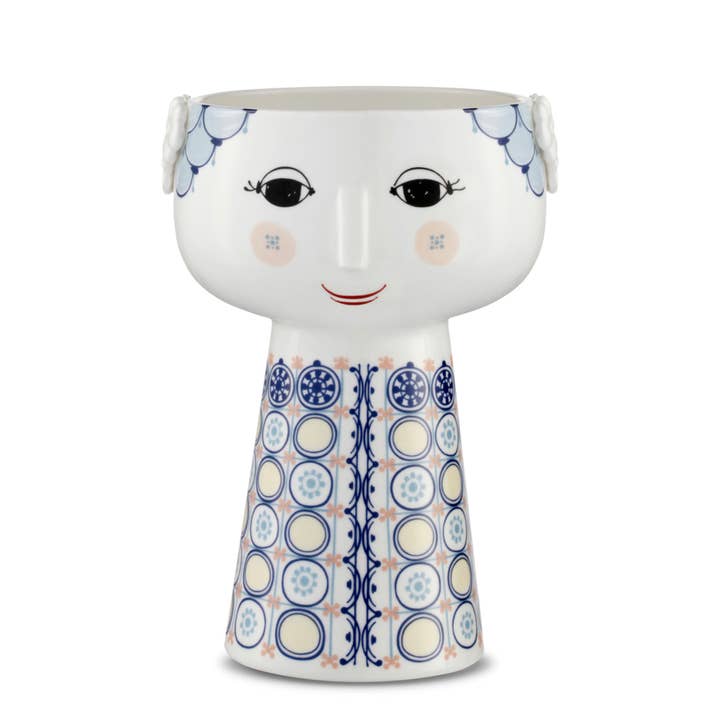 Bjørn Wiinblad - Eva - Pot de Plante / Vase en Céramique 3D à Base Longue pour la vente par Danish Design Collective