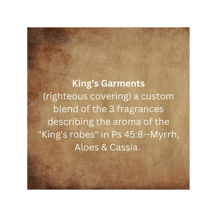 Abba Christian Products - Wholesale Fragrance Oil - King's Garments Prayer Oil - 1/4oz