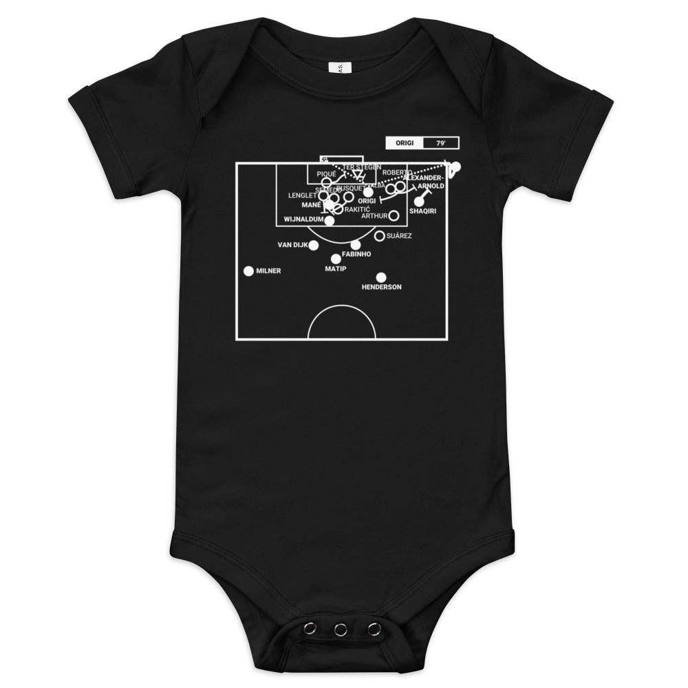 Playbook Products - Wholesale Bodysuit (Non-Footed) - Baby - Liverpool Greatest Goals Baby Bodysuit: Corner taken quickly! (2019)0
