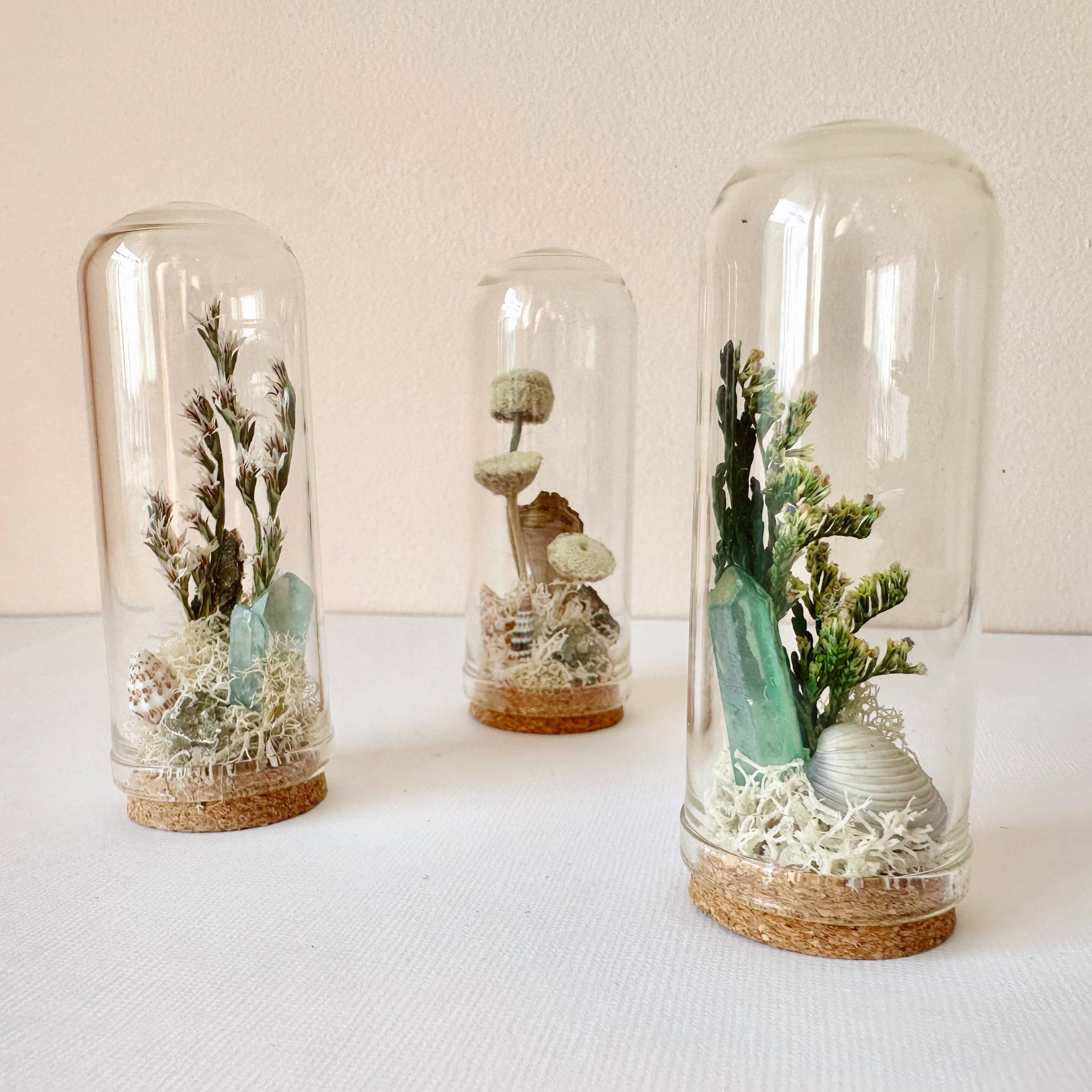 CA Studios - Wholesale Terrarium - Beach Mix Mini Terrarium Crystal Ocean Curiosity Jar2