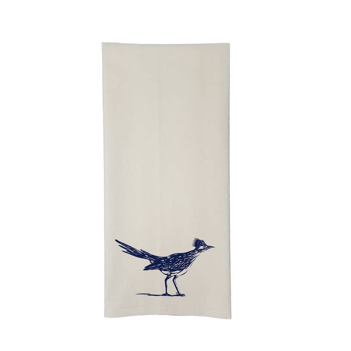 Roadrunner Desert Tea towel for wholesale by Sycamore Creek Makers