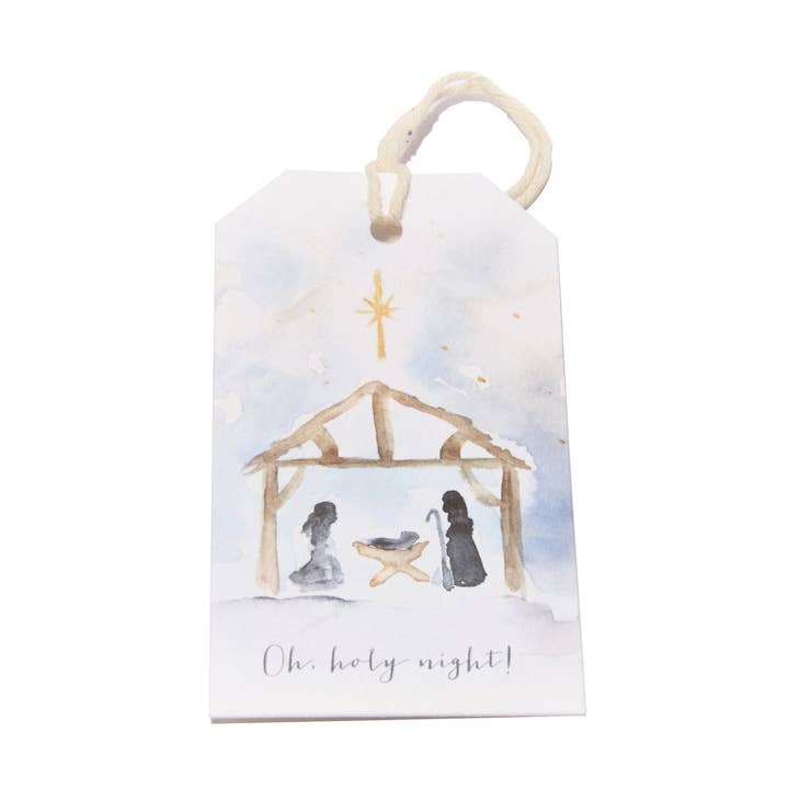 "Oh, Holy Night!" Holiday Gift Tag Set for wholesale by Over the Moon Gift