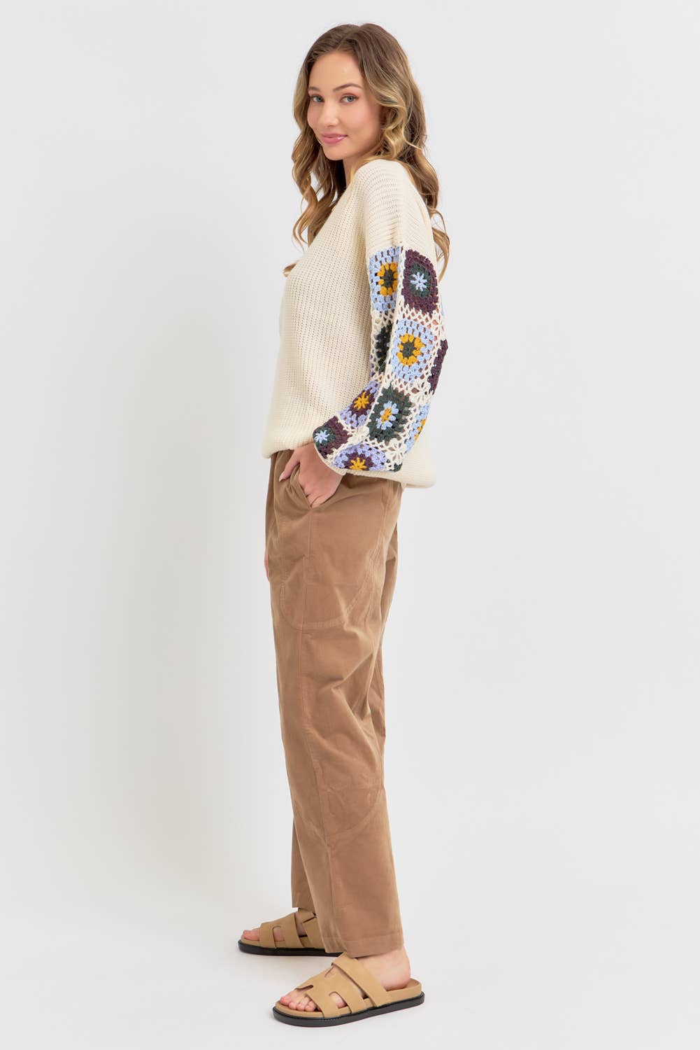 Sweet Lovely by Jen - Wholesale Pants - Women's - EASY CASUAL EVERYDAY PULL-ON RELAXED  CORDUROY PANTS 43