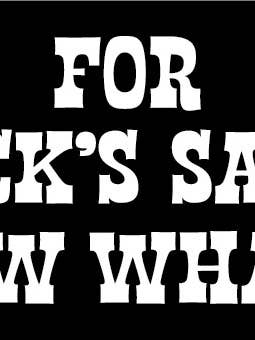 STICKER: For fuck's sake, now what? for wholesale by Ephemera