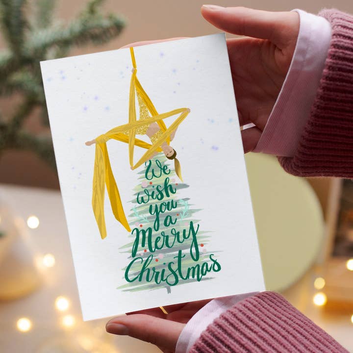 Danseuse aérienne/ Aerialist/Soie aérienne/ Fitness aérien pour la vente par Halfmoon Creative Art