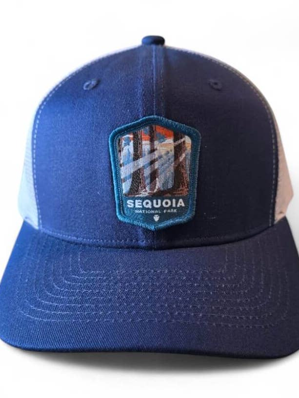 Sequoia National Park Snapback Hat - Woven Patch Cap for wholesale by Moove Headwear