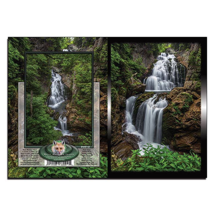 #2012 Crystal Cascade Notecard för wholesale av White Mountain Images
