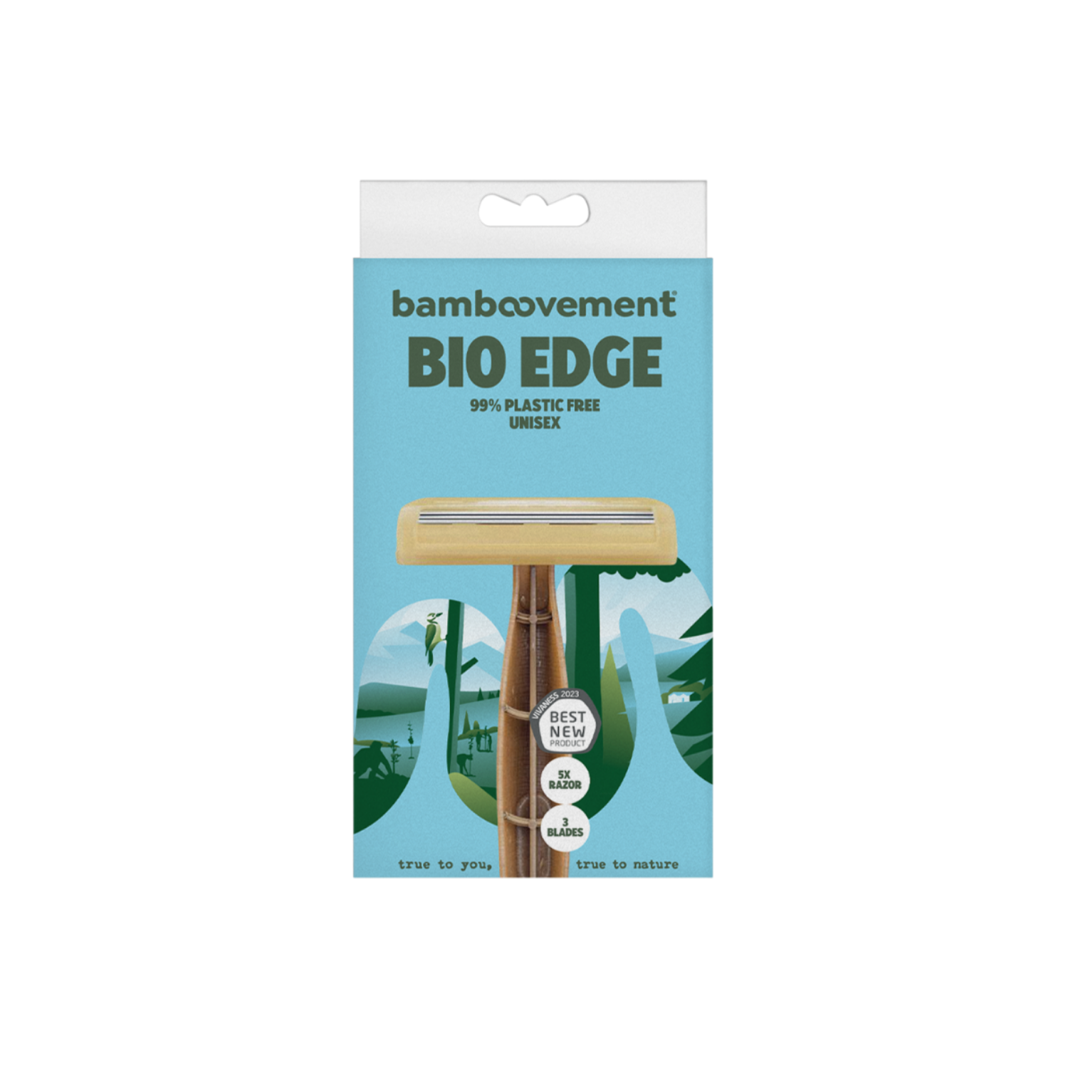 Bamboovement - Wholesale Razor - Eco-Friendly BioEdge Razors (5pcs) | 99% Plastic-Free3
