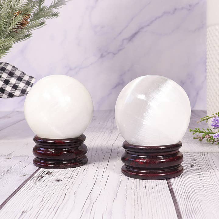 Natures Artifacts Inc - Wholesale Spiritual Stone/Crystal - Selenite Sphere | Crystal Sphere2