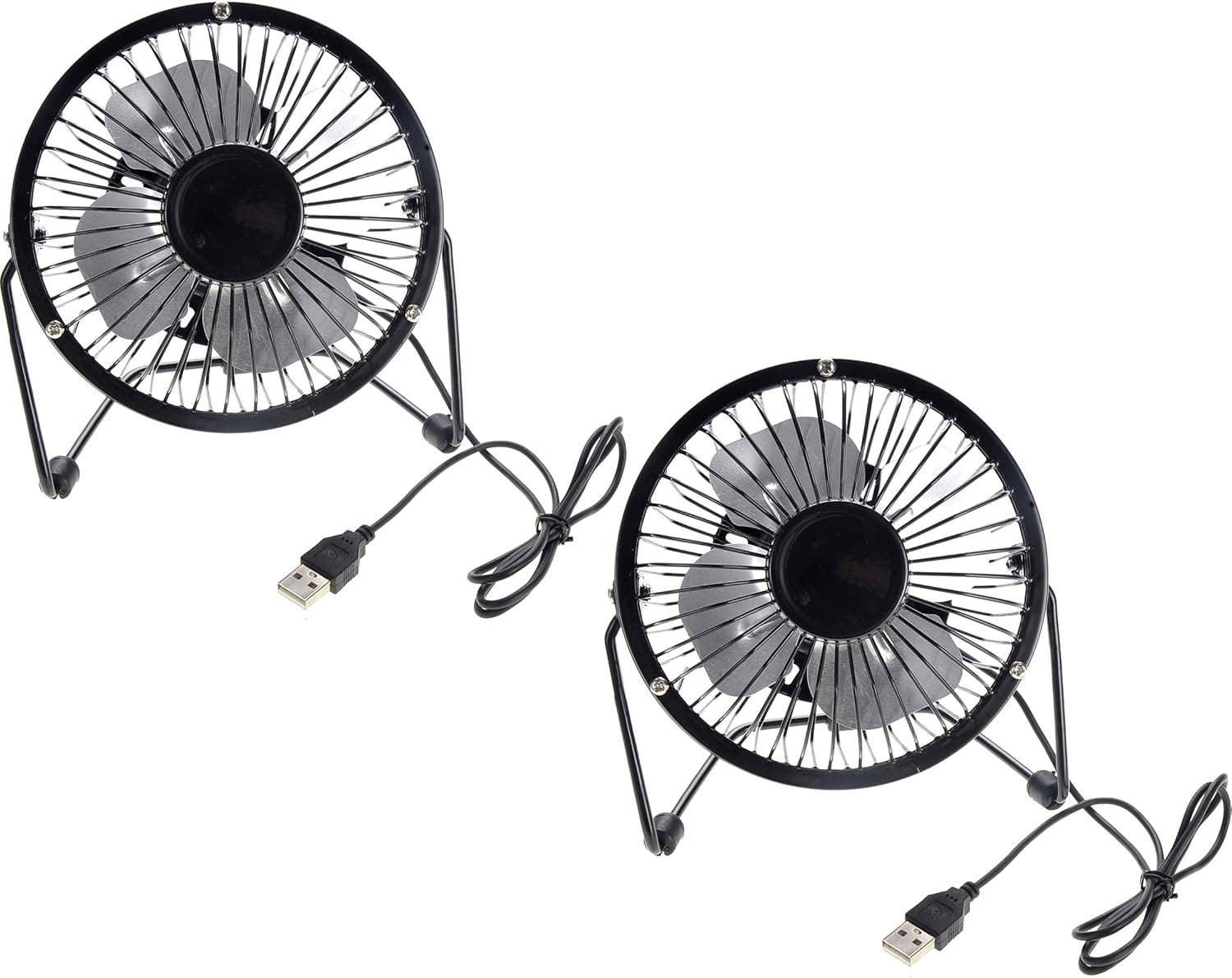 AZ Trading & Import (Toys, RC Toys & More) - Wholesale Handheld Electric Fan - Portable Mini Metal USB Table Fan (Black)6