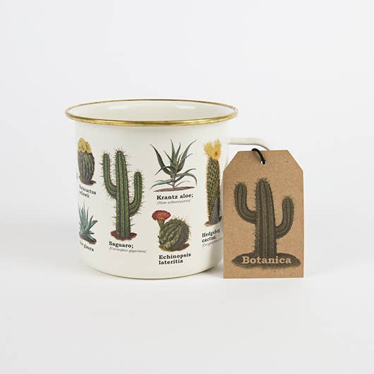 Gift Republic - Wholesale Coffee Mug - Cacti Enamel Mug1