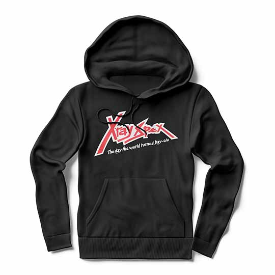 X-Ray Spex XRS Logo Hoodie for wholesale by Manic Merch
