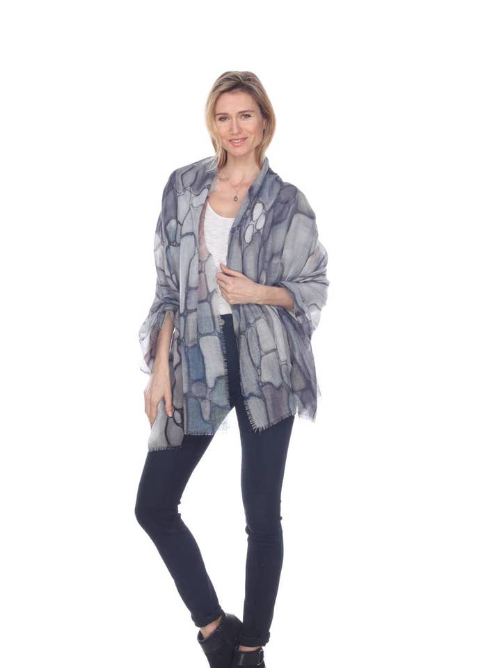 Ladies Shawls (FLN1802) for wholesale by Kamana