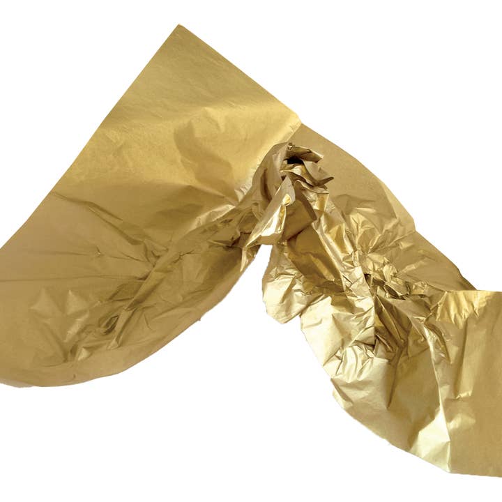Papier de soie doré double face | 17 grammes | Imperméable et résistant aux couleurs pour la vente par kadopapier.net