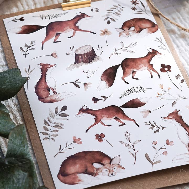 FuchsMaedchen - Wholesale Everyday Greeting Card - Greeting card fox forest2