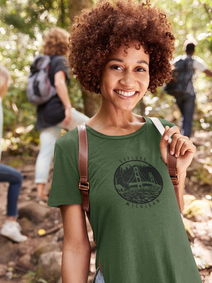 5th Season - Wholesale Screen Printed T-Shirt - Unisex - Explore Michigan Unisex Tee1