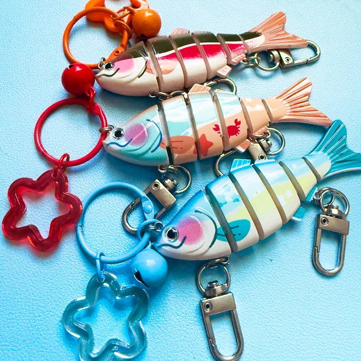Fishing Lure Keychain for wholesale by Fiveboos Inc