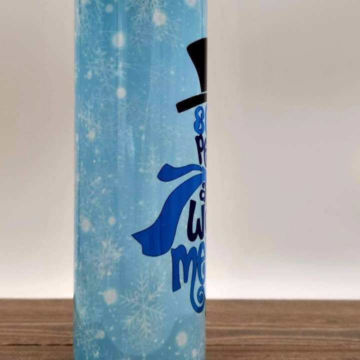 LGH Designs – Großhandel Thermotasse/-becher – Manche Menschen sind es wert, für Olaf-Becher zu schmelzen, 20 Unzen dünner Becher, Frozen, Schneemann, Schneeflocke, Elsa, Anna, persönliche Flut, blau