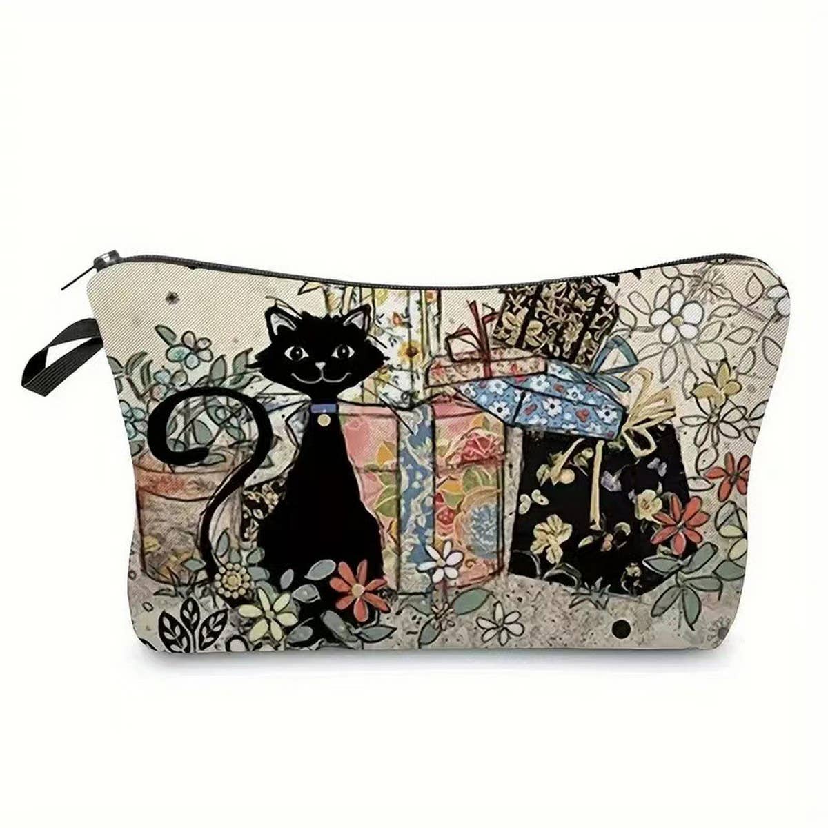 ACCITY - Wholesale Makeup/Cosmetic Bag - RETRO CAT CREATIVE COSMETIC BAG_CWAB22675