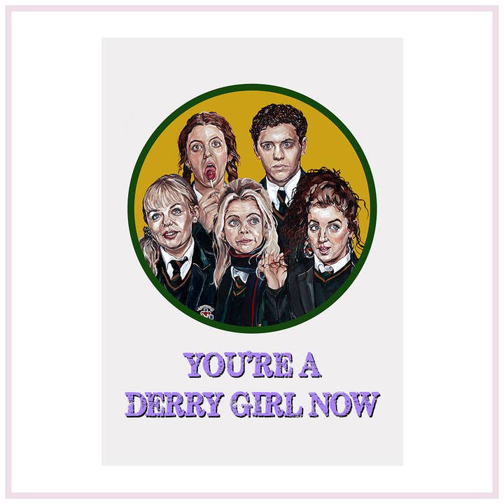Greeting Card - Derry Girls for wholesale by Thom Kofoed