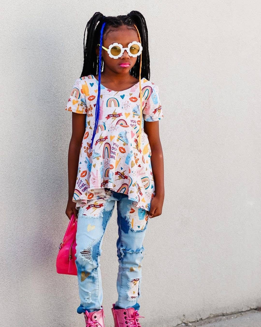 Magic Manes - Wholesale Hair Extensions - Rainbow Colors 6 Pack Clip-in Hair Extensions4