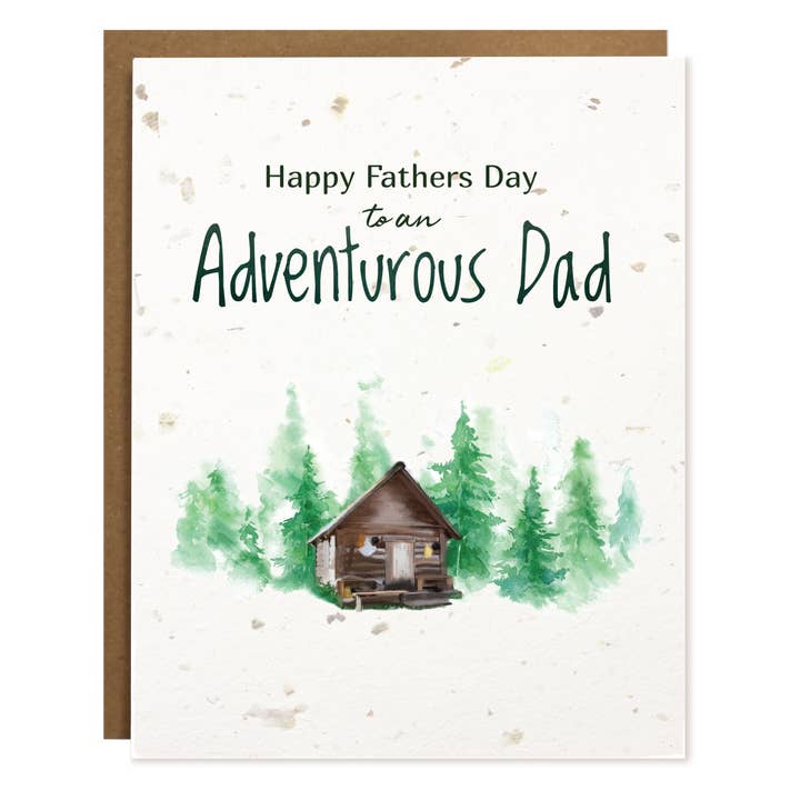 The Card Bureau - Wholesale Father's Day Card - TOKA | Adventurous Dad Father's Day | Plantable Card