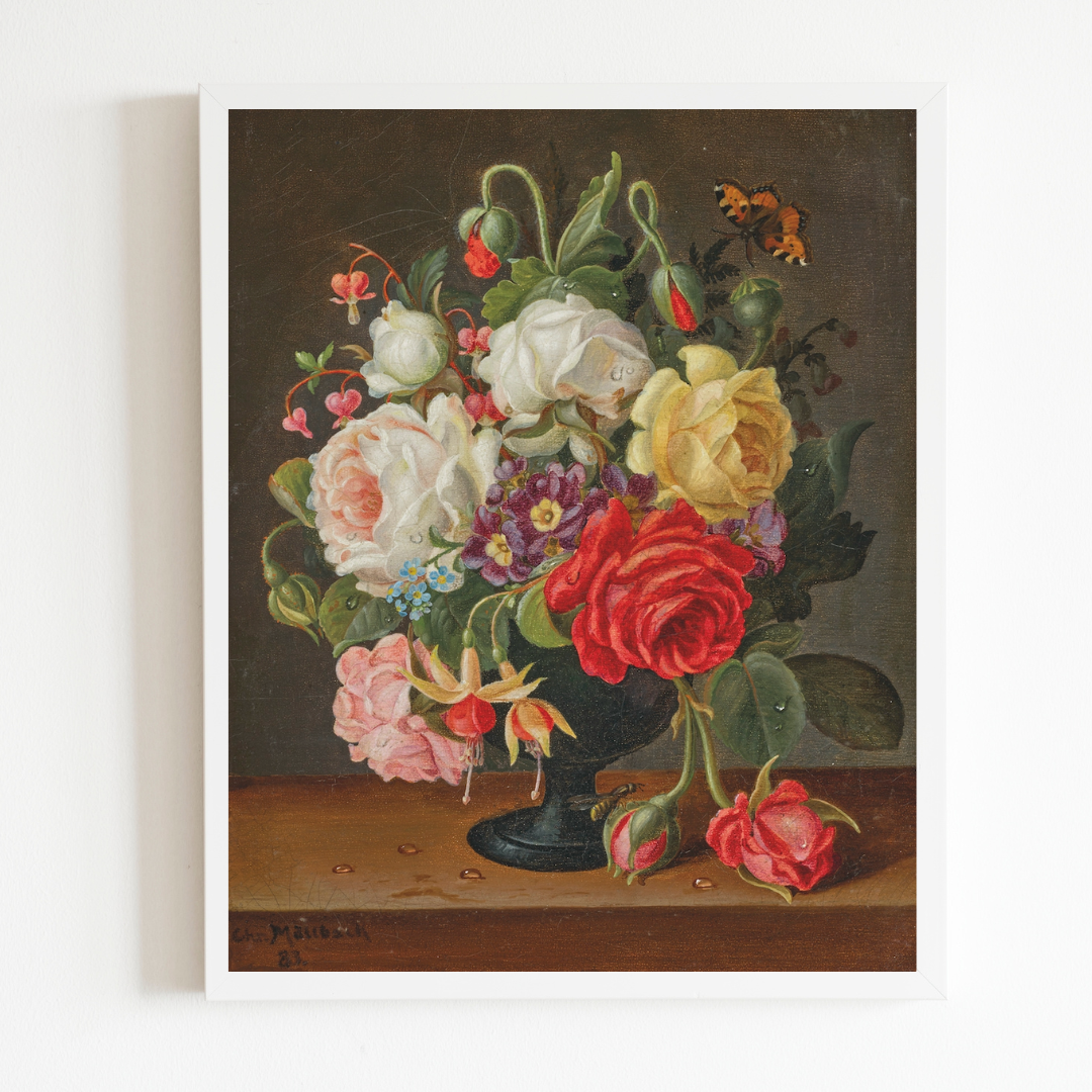 Sea to Skye - Wholesale Art Print - Still Life Florals 19th Century I Antique Art Print 4