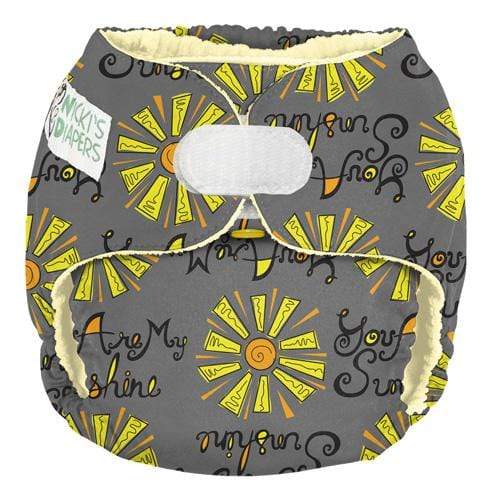 Pañal de bolsillo H&L de Nicki's Diapers - Sunshine para venta al por mayor de Nicki's Diapers (Planetwise Wholesale)