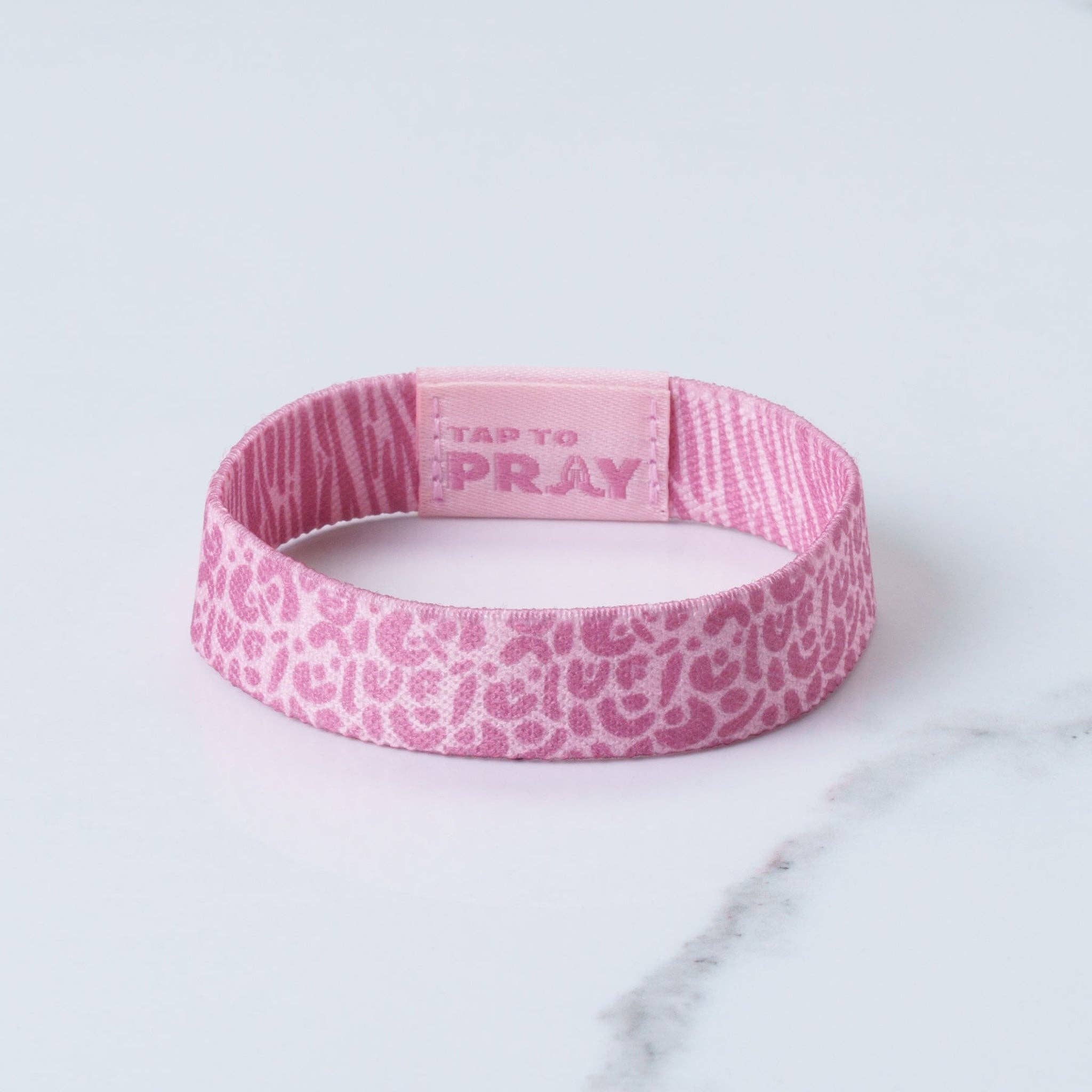 Versible - Wholesale Wristband - Tap To Pray® Wristband – Safari Rose2