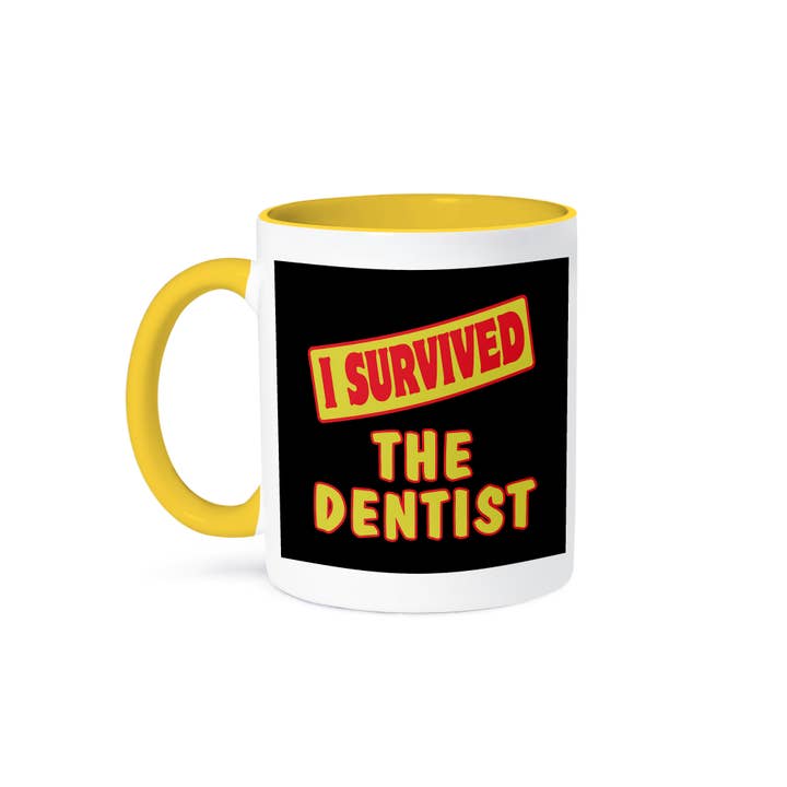 3dRose - Wholesale Coffee Mug - 3dRose, I Survived The Dentist Survial Pride And Humor Design, Mug