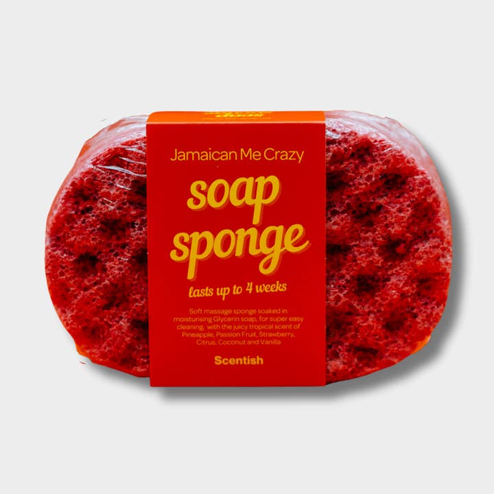 Scentish - Wholesale Bath Pouf/Sponge - Jamaican Me Crazy Soap Sponge