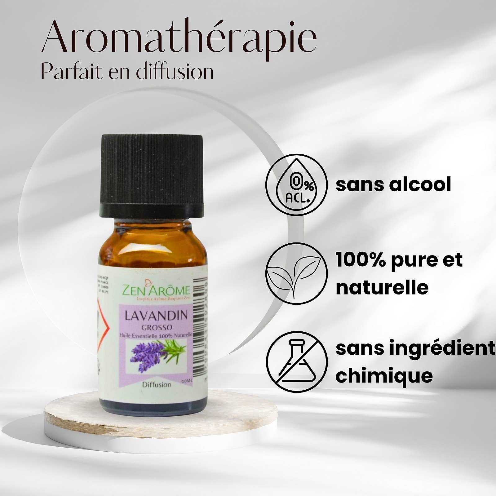 Zen'Arôme – Engroshandel Æterisk olie – Lavendelolie Grosso - 100% Naturlig - 10ml2