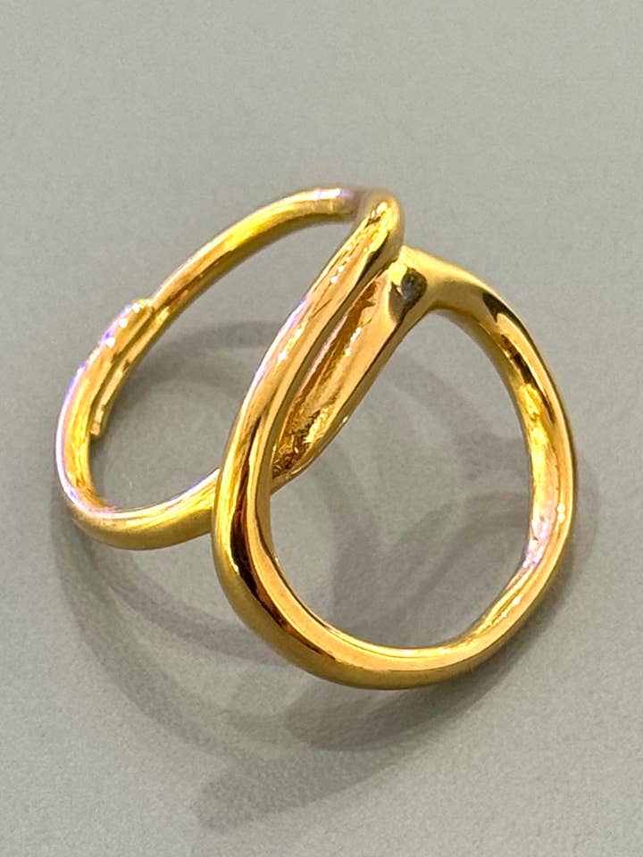 Milo Stainless Steel Adjustable Ring for wholesale by Cassette Barcelona