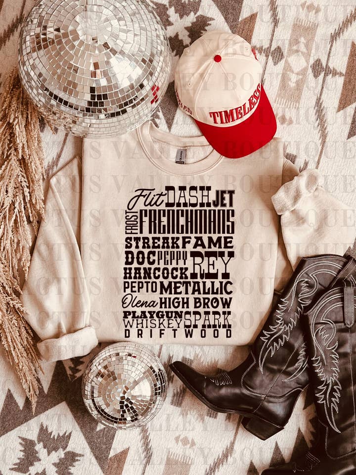 Who's Your Daddy - Sweat-shirt col rond pour la vente par Cactus Valley Boutique