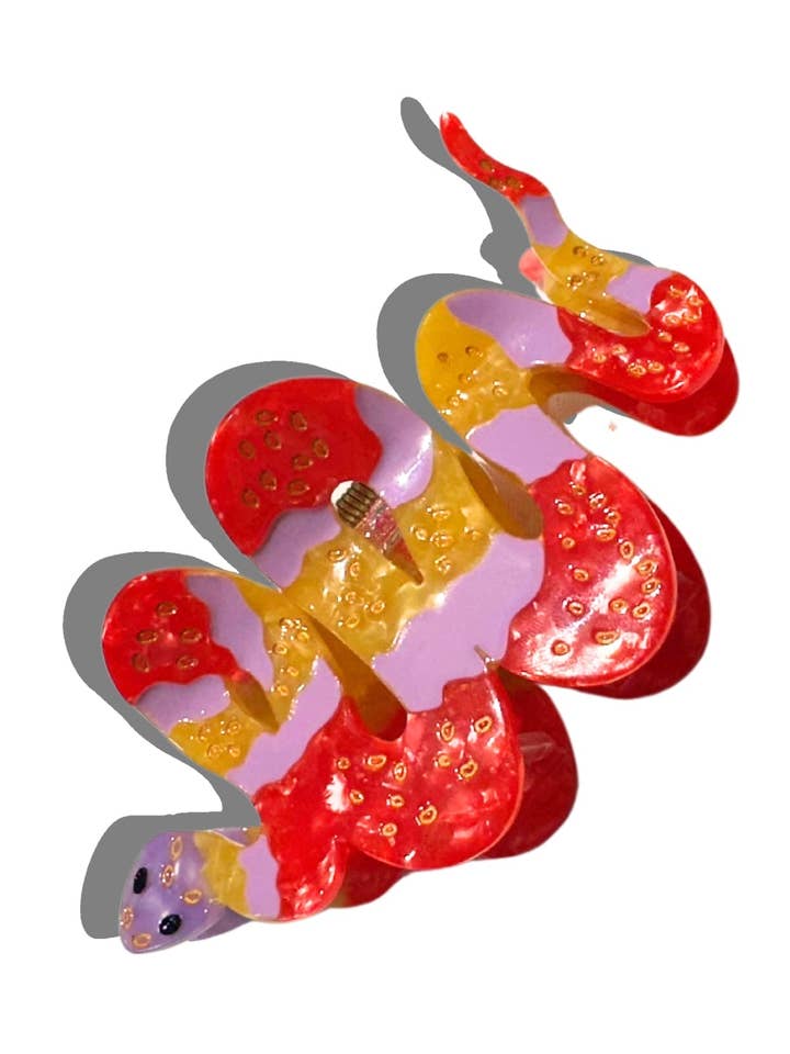 Clip Artiglio Serpente - Rosso/Rosa per la vendita all'ingrosso da parte di NIBI MTK