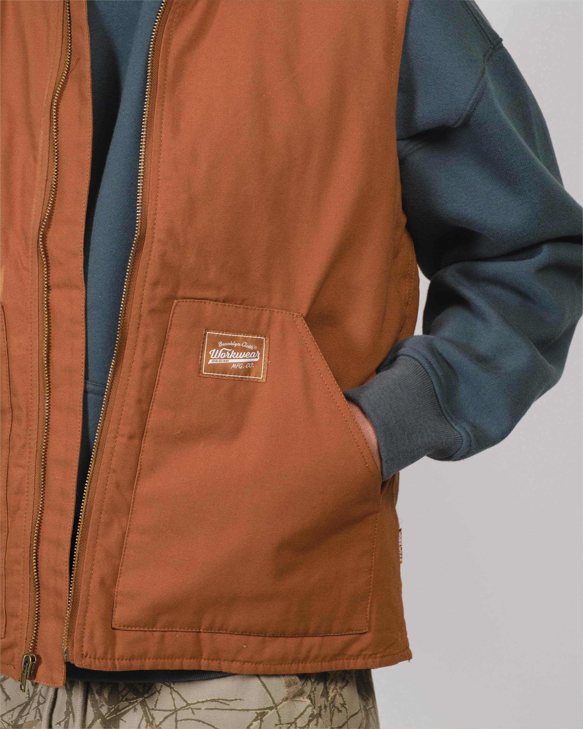 Brooklyn Cloth - Wholesale Outerwear Vest - Men's - Canvas Workwear Vest13