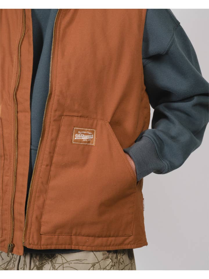 Brooklyn Cloth - Wholesale Outerwear Vest - Men's - Canvas Workwear Vest13