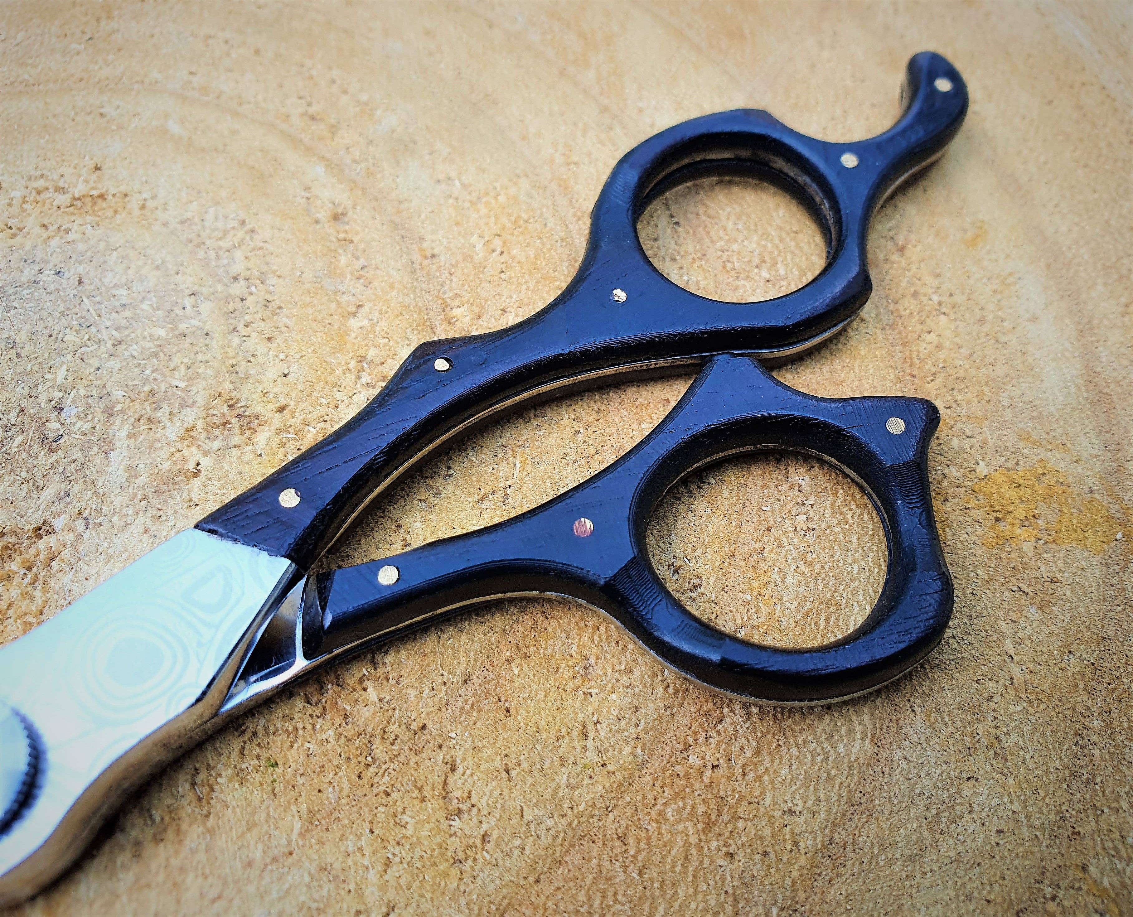 STERNSTEIGER – Großhandel Haarscheren – Sternsteiger Schwert-Haarschere in Vg-10 und Holzgriff3