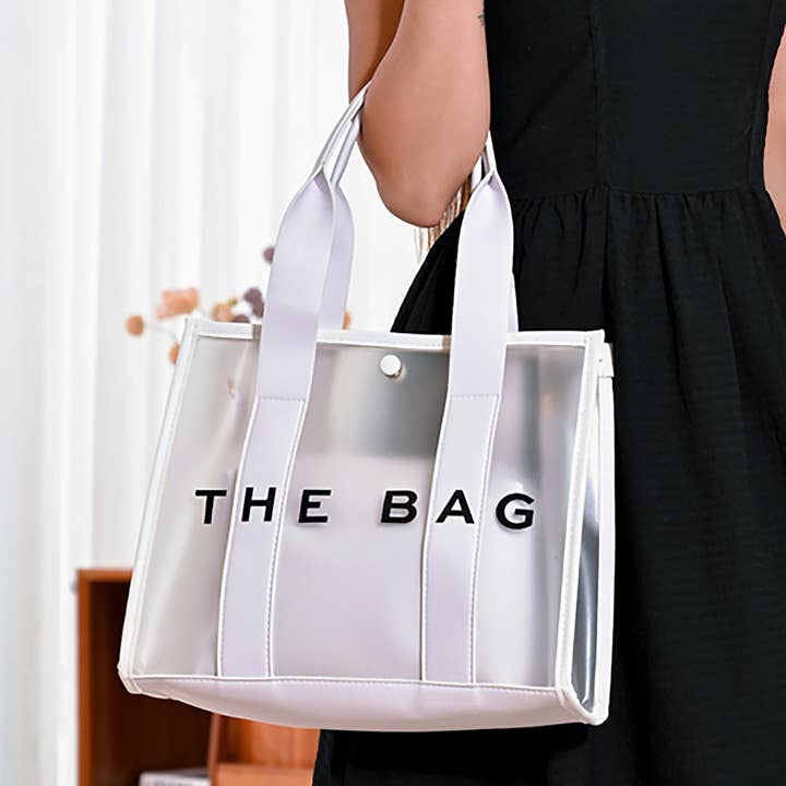 Sensibling Corp. - Wholesale Tote Bag - Women's - Optic Transparent Tote Bag1