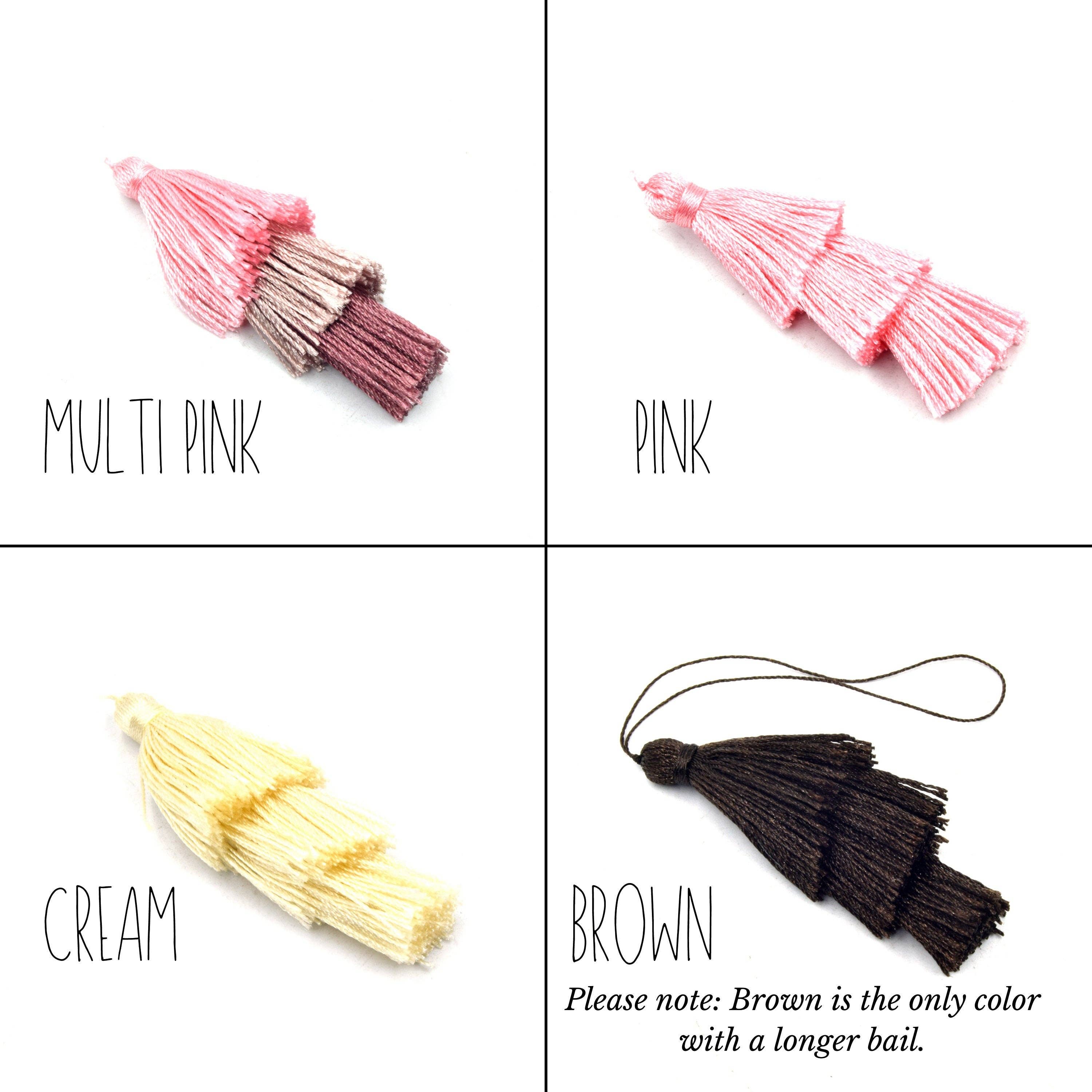 Only Beads - Wholesale Craft Supplies - Tassels | 2 inch Three Tiered Tassel | Silk/Polyester Threaded0