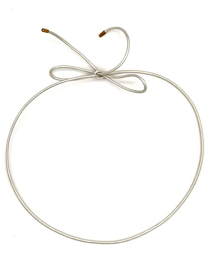 Leather Cord - Pearl for wholesale by All Is Rosie