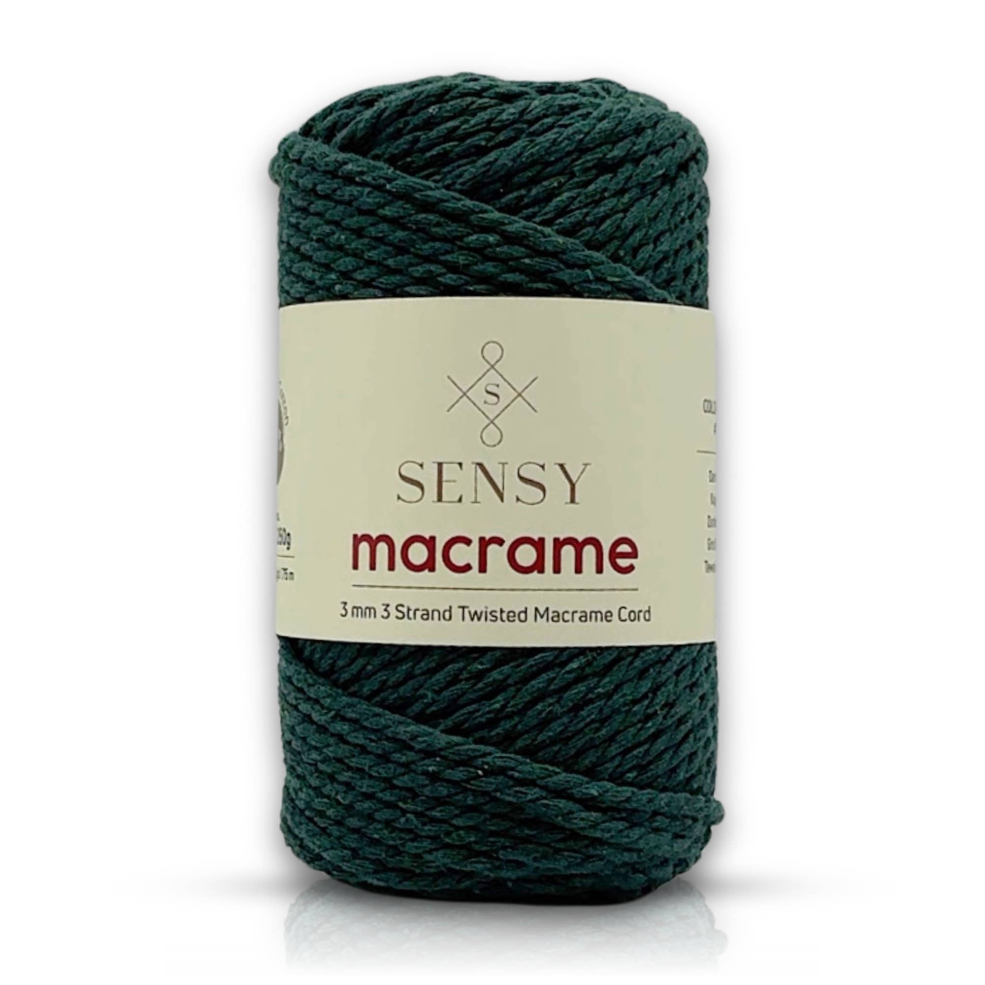 Sensy - Wholesale Yarn - Sensy Premium 3mm - 100% Cotton 3 Strand Twisted Macrame27