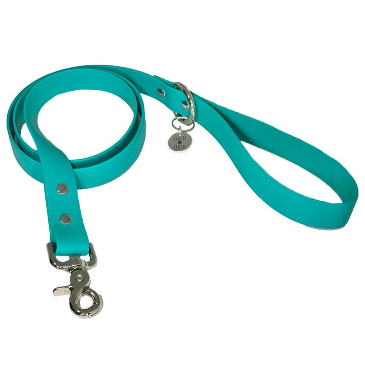 Teal waterdichte hondenriem voor wholesale door LUCK OF TUCK