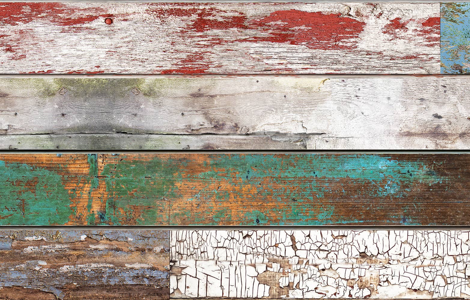 Ninth & Vine - Wholesale Decorative Panel - Slatwall - Old Paint (Set of two 24" H X 48" L Panels)5