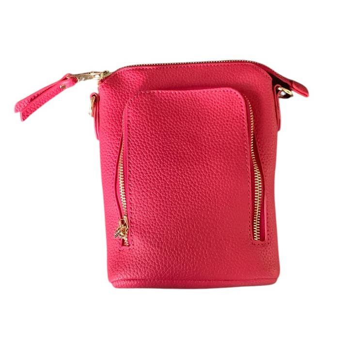 Kenze Panne - Wholesale Crossbody Bag - Women's - 3 ZIPPER CROSSBODY 2