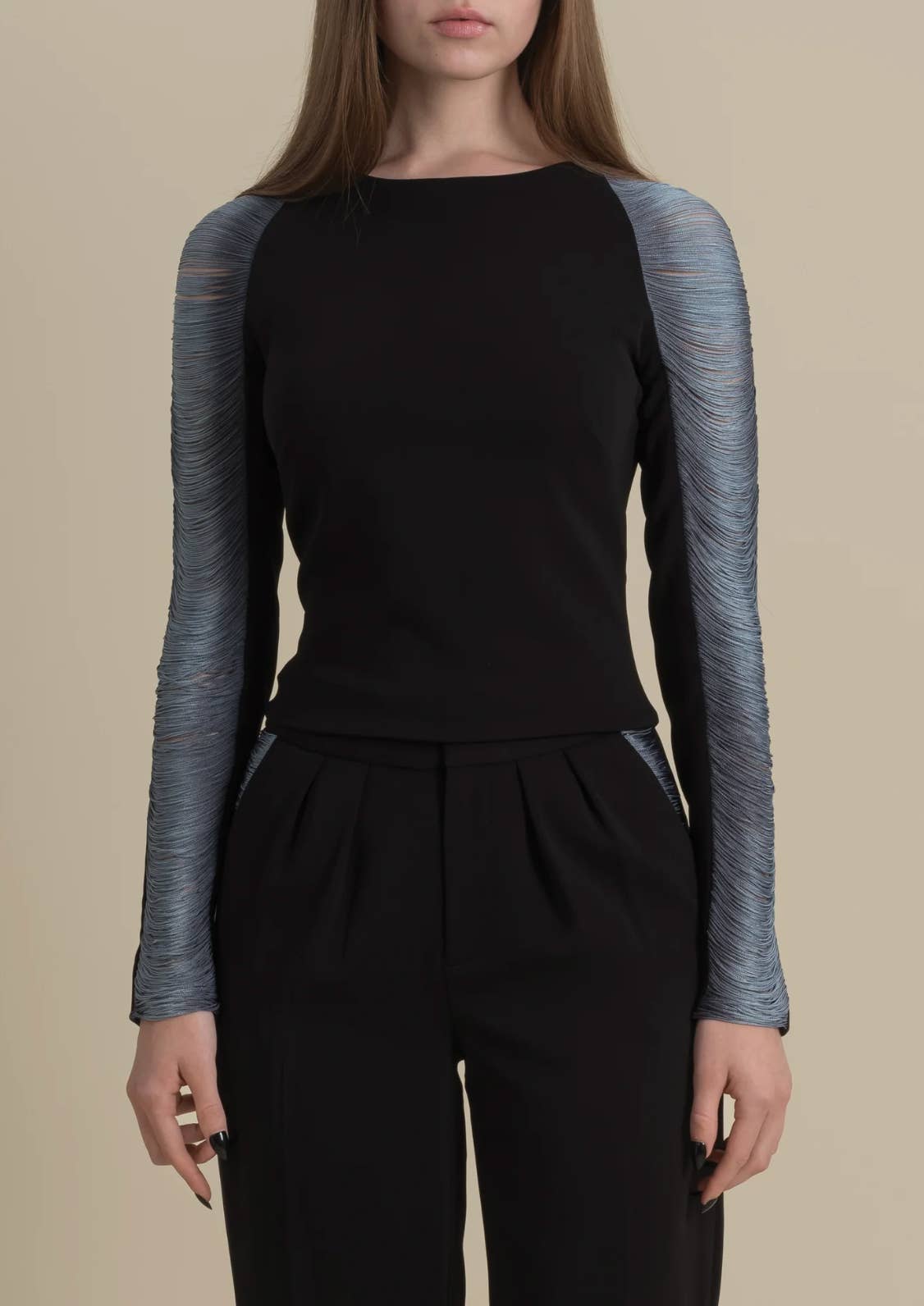 Medusa Top in Blue Smoke for wholesale on Faire