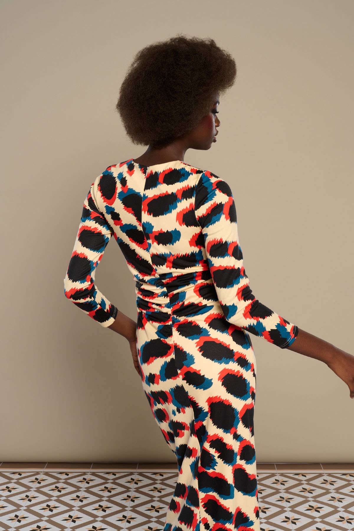 Cream MAURA DRESS for wholesale on Faire4